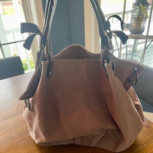 Pigment Dyed Plum Hobo Bag